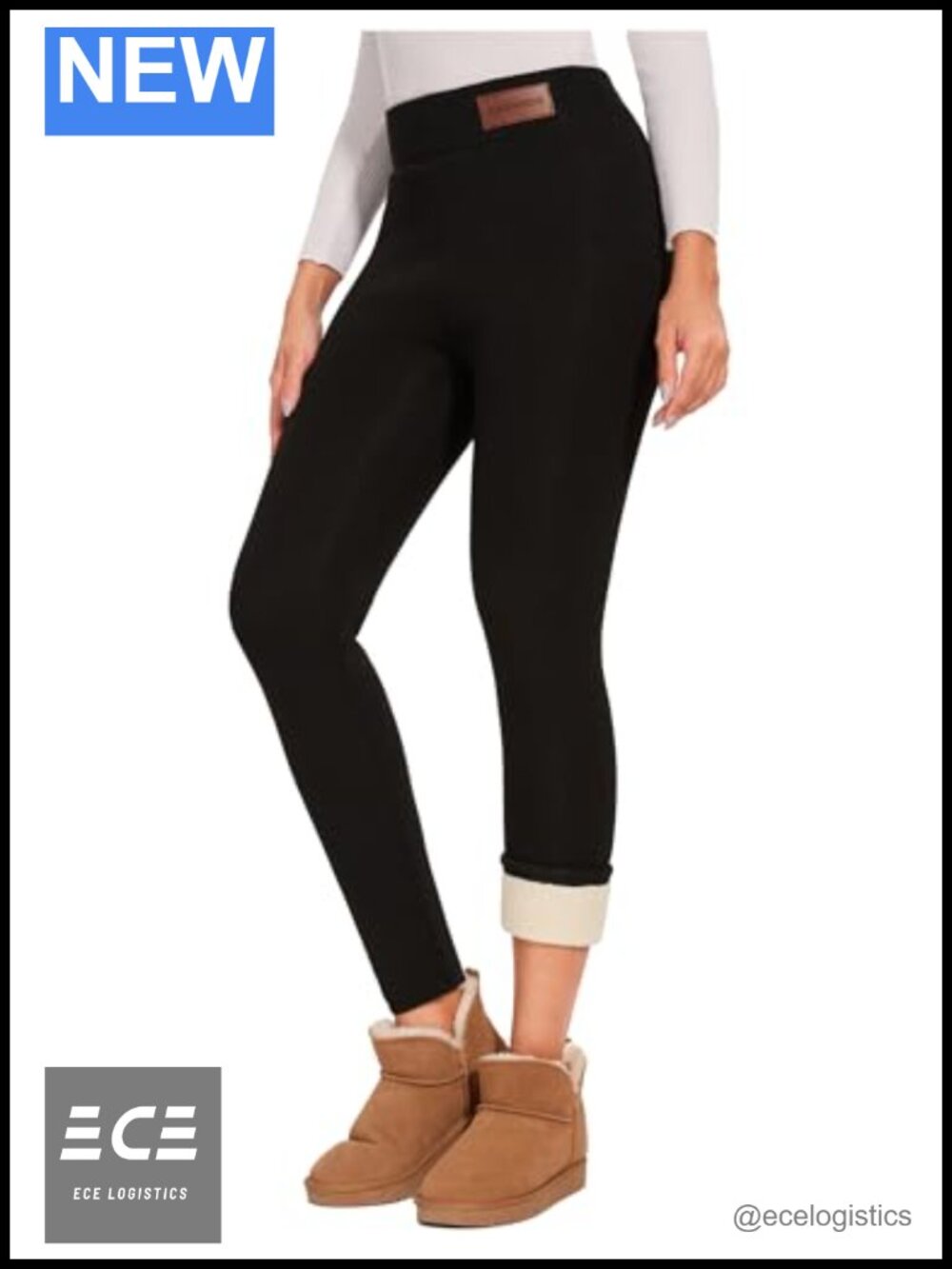 Sherpa Fleece Lined Leggings Women Winter Warm Thermal Tights High Waist